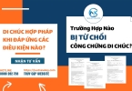 TRƯỜNG HỢP NÀO BỊ TỪ CHỐI CÔNG CHỨNG DI CHÚC?